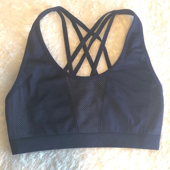 Fabletics Other - Fabletics XS sports bra top navy blue